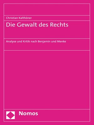 cover image of Die Gewalt des Rechts